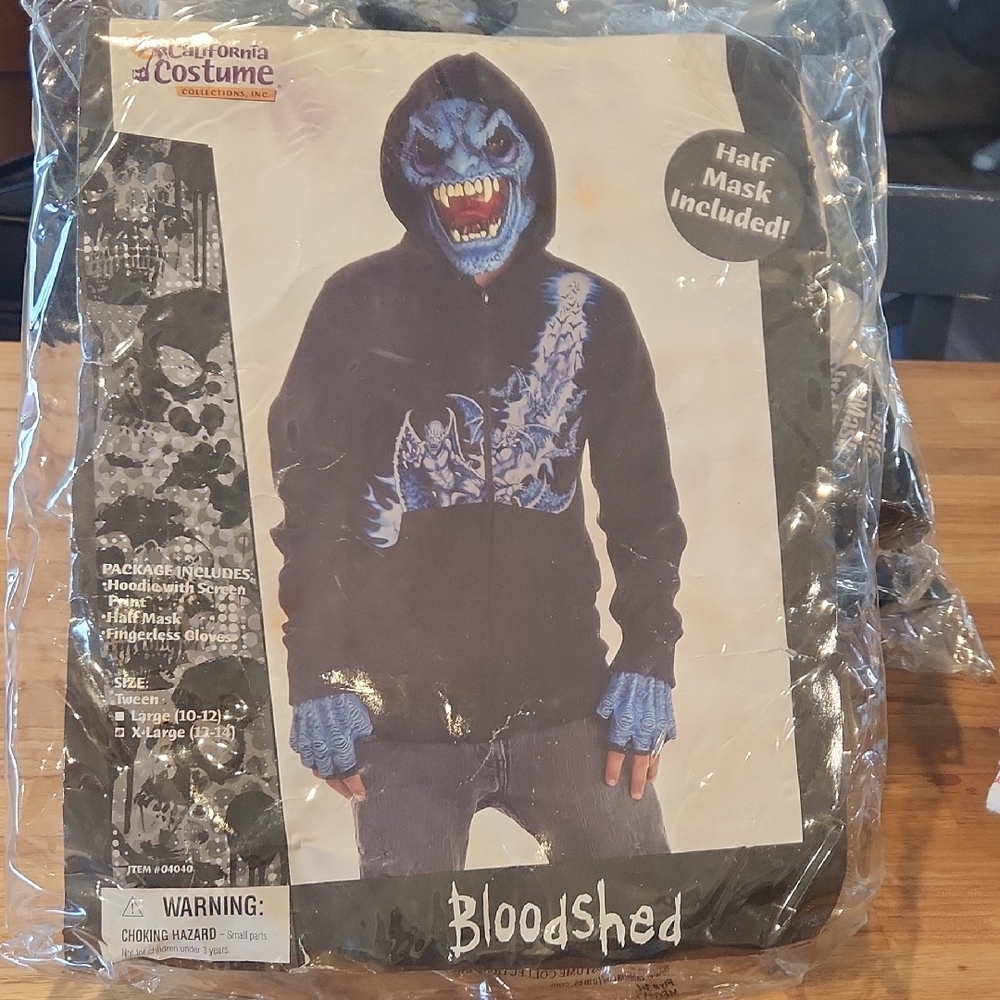 California Costumes Bloodshed Kids Costume - Black and Blue